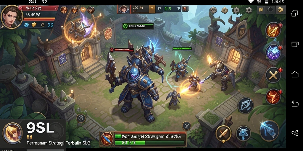 Tampilan gameplay dinamis dan strategi mendebarkan di 9SL.