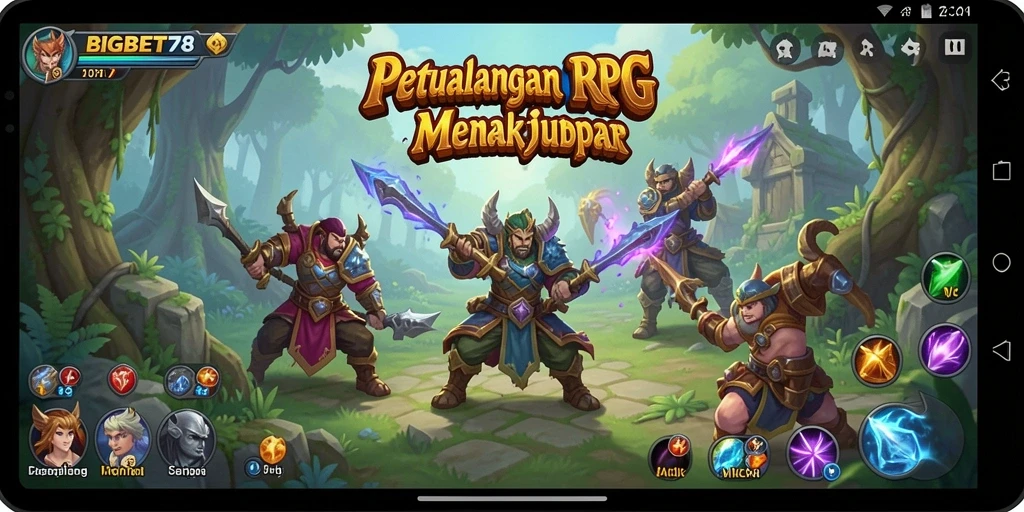 Tangkapan layar BIGBET78 menampilkan aksi seru dalam dunia RPG yang penuh petualangan.