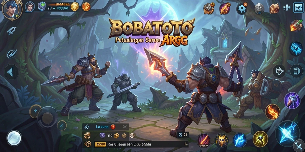 Tampilan gameplay menakjubkan dari BOBATOTO dalam dunia ARPG.