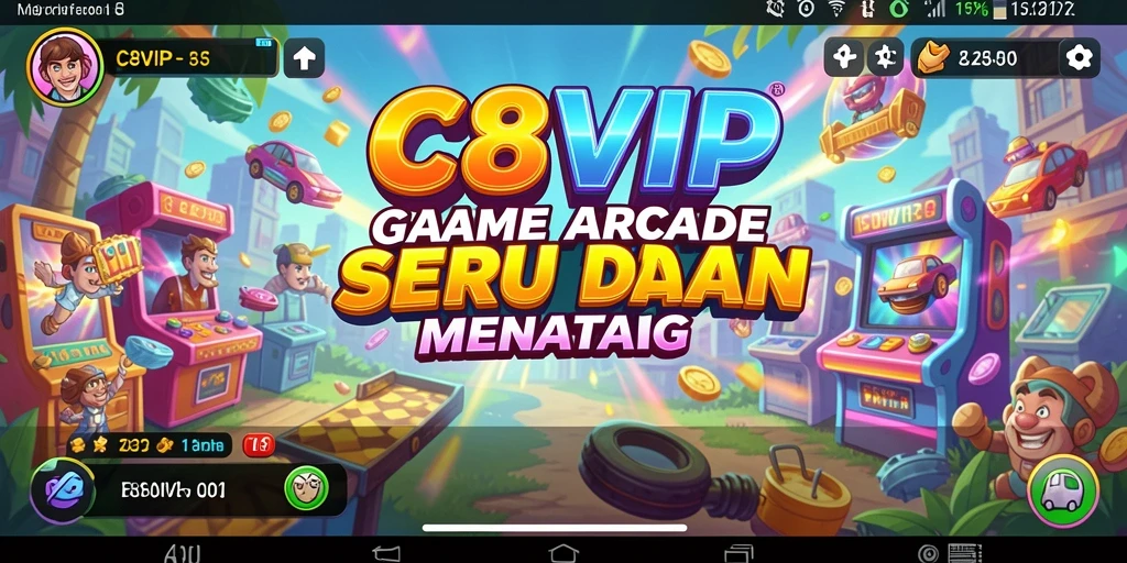 Screenshot C8VIP menampilkan gameplay seru dan intens.