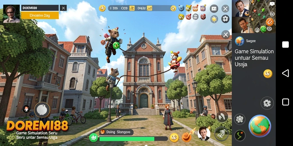 Tampilan gameplay DOREMI88 yang menarik dan interaktif.