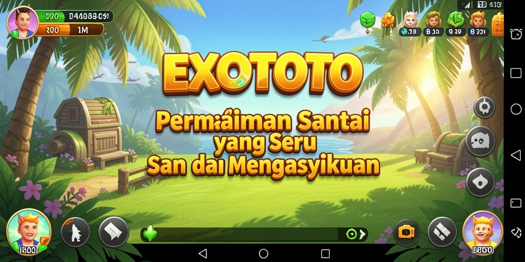 Tangkapan layar gameplay EXOTOTO yang menarik dan seru.