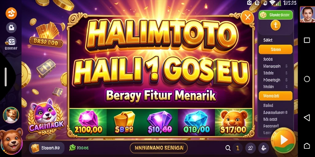 Tampilan gameplay menawan dari HALIMTOTO yang memikat.