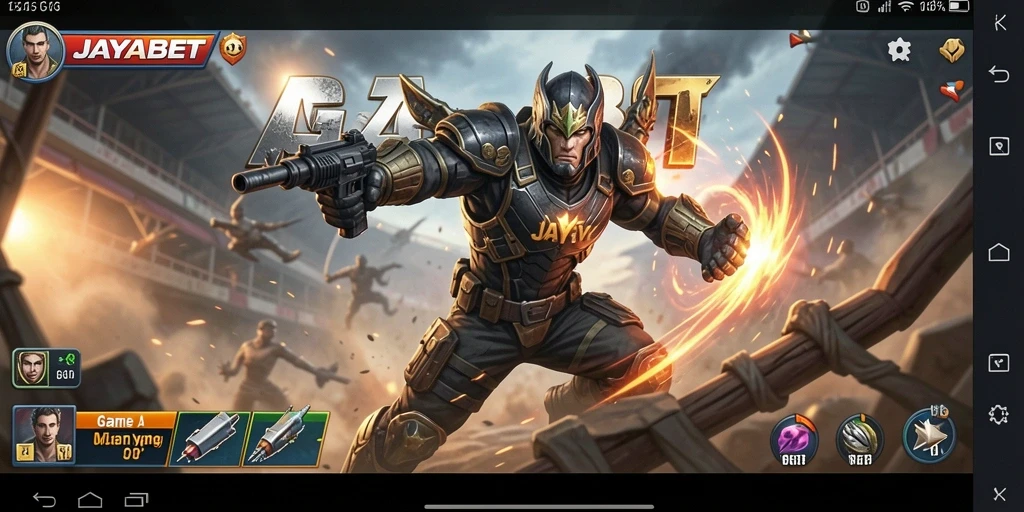 Tampilan gameplay JAYABET yang penuh aksi dan seru.