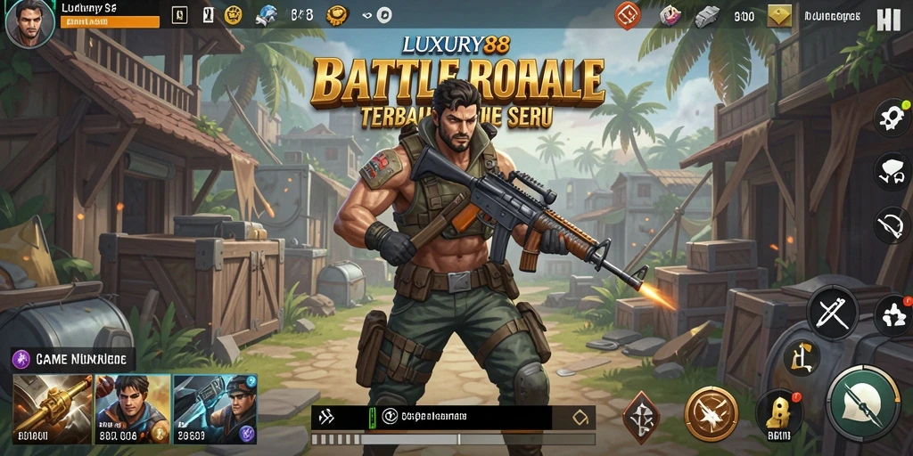 Tampilan gameplay LUXURY88 yang menegangkan dan penuh aksi.