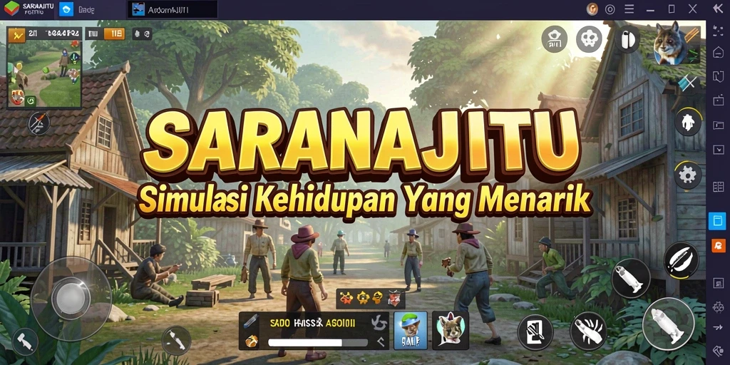 Gameplay SARANAJITU dengan grafis menakjubkan dan interaksi mendalam