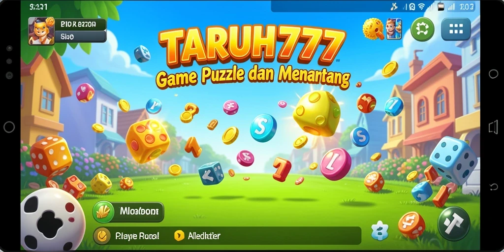 Tampilan gameplay seru dari TARUH777 dengan teka-teki menantang.