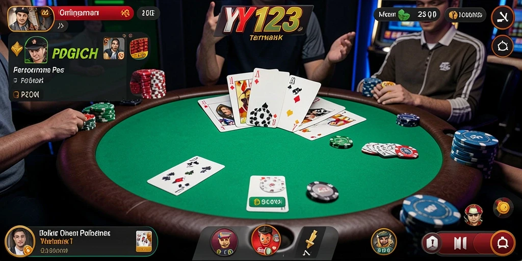 Gameplay poker yang mendebarkan di YY123.